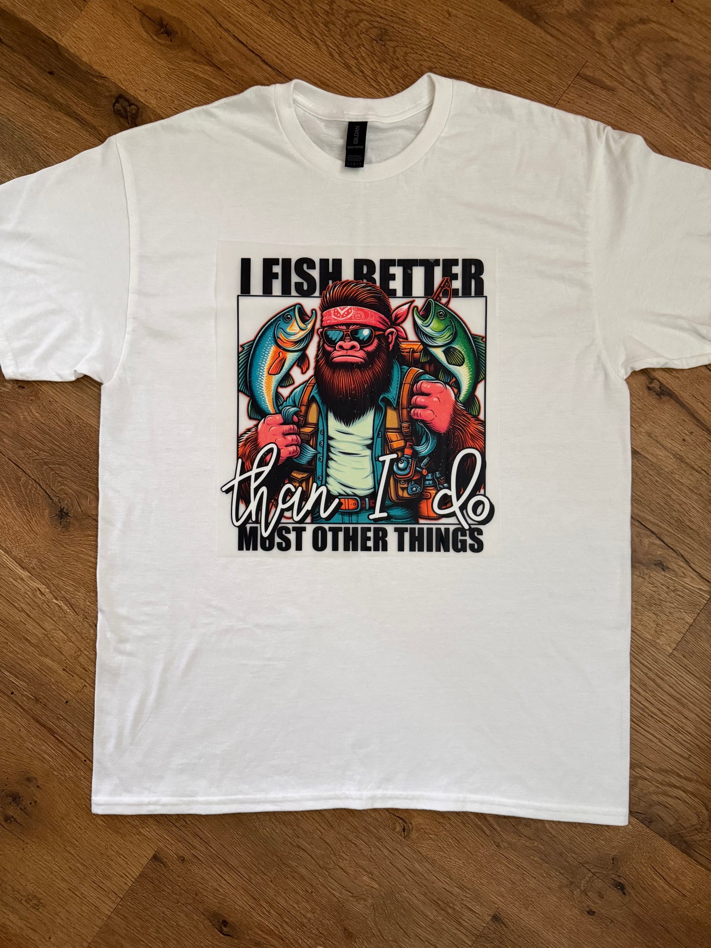 Bigfoot fishing