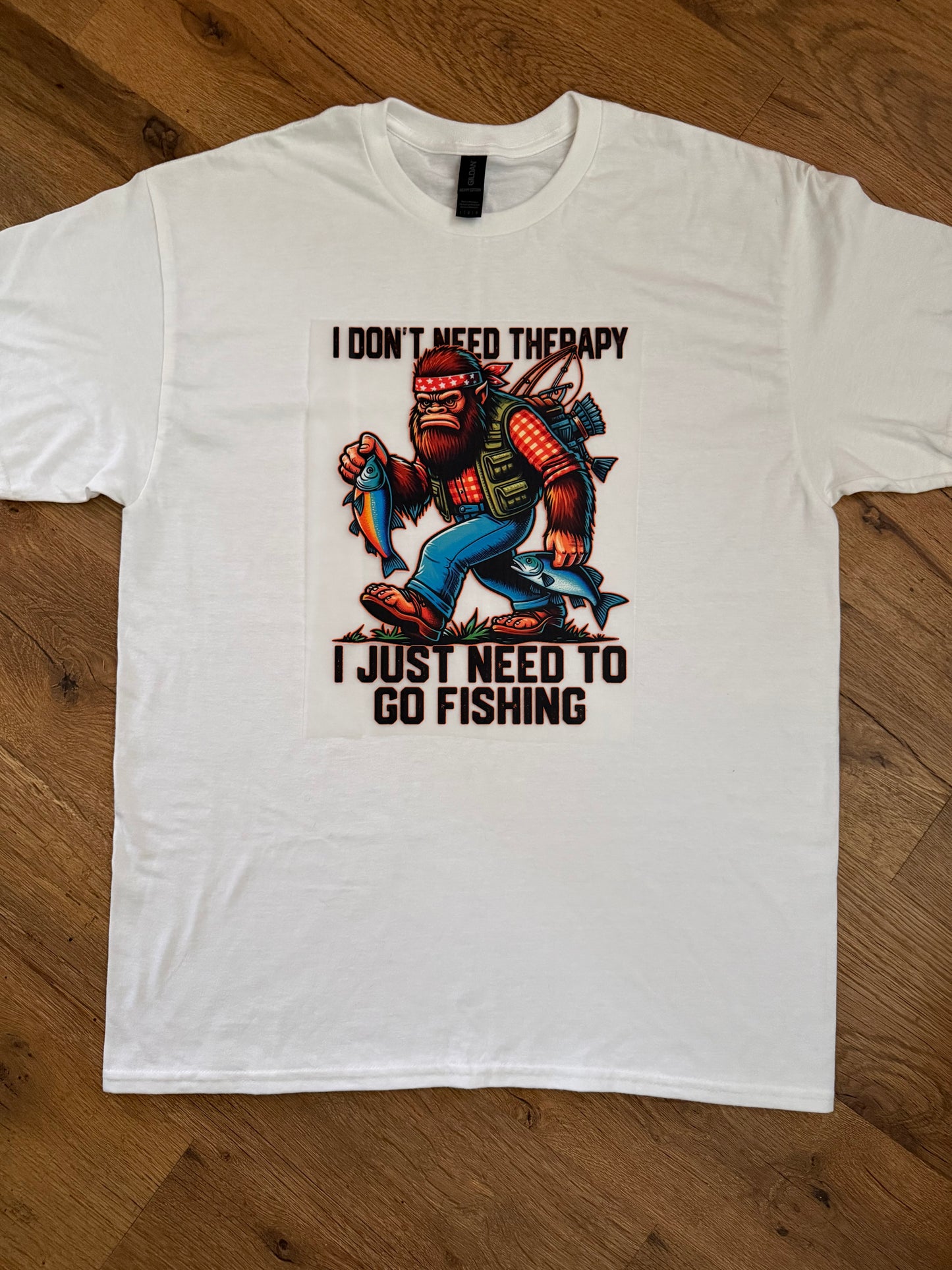 No therapy just fishing Tshirt