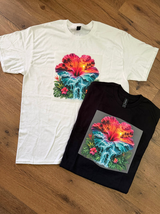 Tropical Hibiscus Tshirt